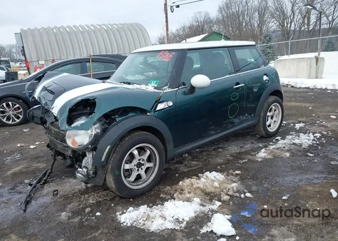 2007 Mini Cooper S z USA, uszkodzony, nr VIN WMWMF73507TL91706